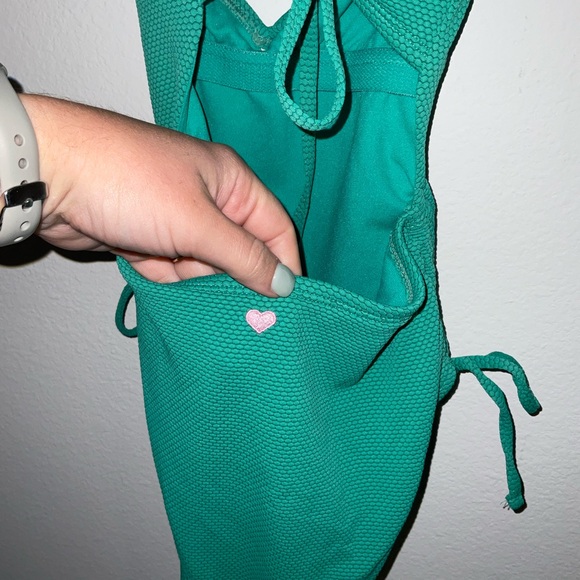 Stoney Clover Lane x Target Women's V-Neck Textured One Piece Swimsuit - Picture 7 of 9